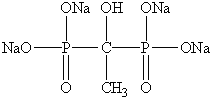 HEDP.Na4 Structural Formula