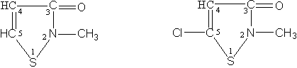 Isothiazolinones (CMIT/MIT) Structural Formula